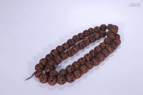 : beads a nuclear carving charactersSize: bead diameter 1.6 ...