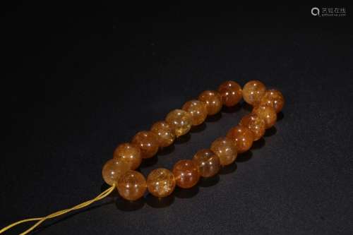 : dravite hand stringSize: bead diameter 1.3 cm weighs 64.8 ...