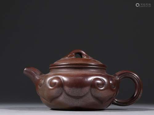 Xu Tang variable glaze wishful pot.Size: high 8 cm from 15.6...
