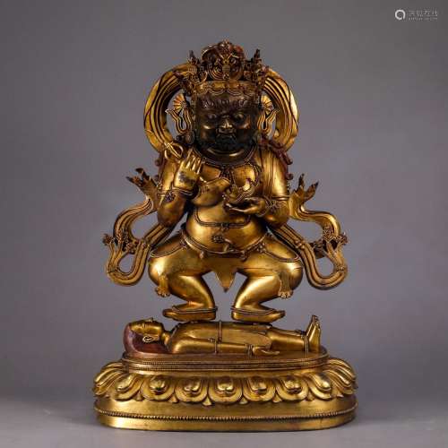 , copper Buddha statueSize, wide 56.5 40 26 cm thick weighs ...
