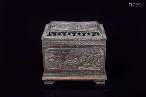 Copper aroma stoveSpecification: 12.5 x9.7 cm tall 12 cm wei...