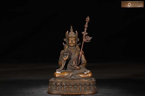 Precision casting copper foetus master padmasambhava statueS...