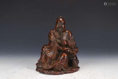 Confucius: bamboo's statueLong and 11.8 cm wide and 10.5...