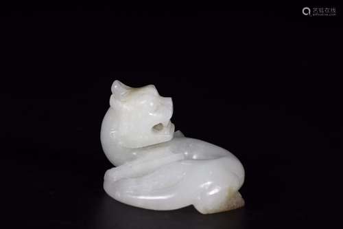 Hetian jade therefore put a dragonSize: 5 cm wide and 4.5 cm...