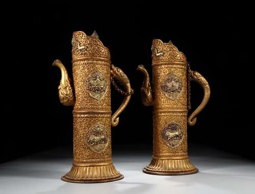 :gold jose pot of a pair of more abstract: "jose" ...