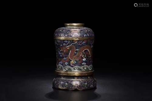 : wire inlay water jar, exquisite technology, leather case i...