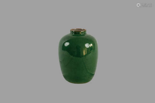 绿哥釉罐
