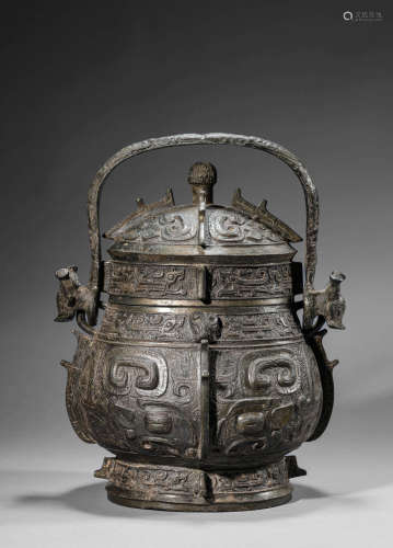 A Chinese Bronze You Vessel