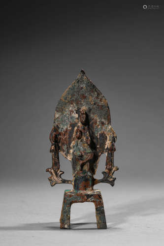 A Chinese Bronze Buddhist Figure