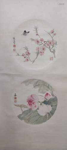 張大壯 花蝶圖