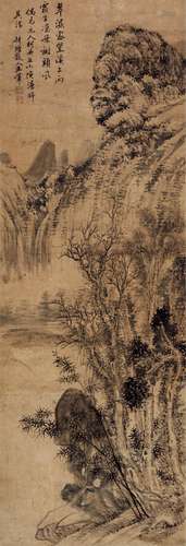 王翚 山水 水墨纸本立轴