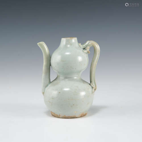 宋代   影青葫蘆形執壺A Chinese yinqing double-gourd tea potS...