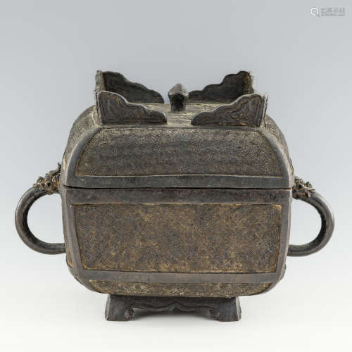明正德 銅簠A Chinese bronze guiZhengde period, Ming dynasty