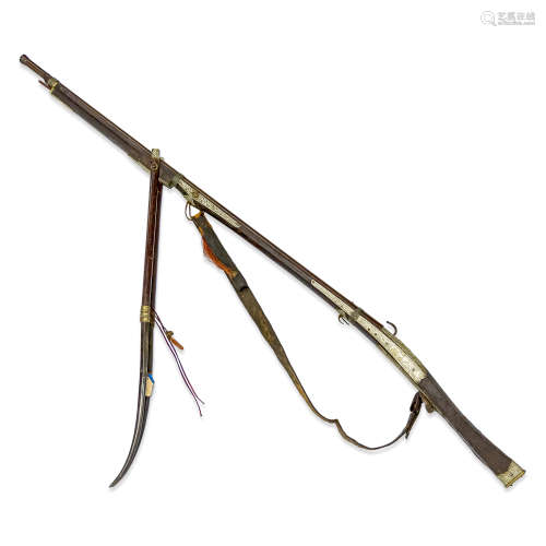 十六/十七世紀   火槍A Chinese musket16th/17th century