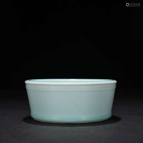 Washing powder blue glaze circle 6 x 15 cm 1500