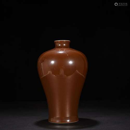 Zijin glaze plum bottle 31 by 18 cm in 1500