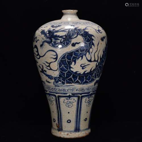Blue and white dragon mei bottles of 46 * 27