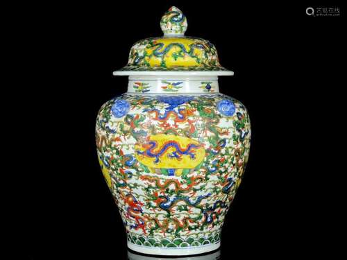 Colorful hundred dragon the general pot of 55/35