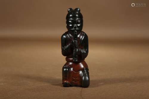 Blow xiao furnishing articles, hetian jade figurines of peop...