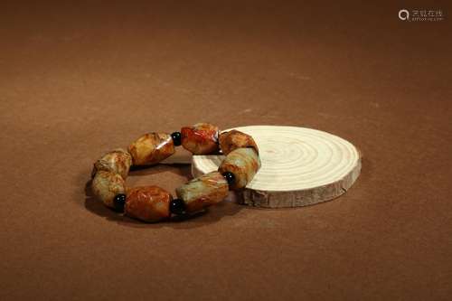 Hetian jade belt ooze of poetry seriesLong, 11 cm diameter 1...