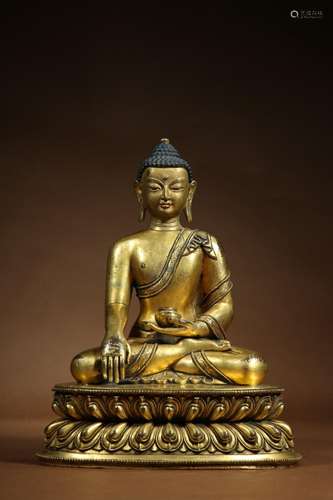 , copper Buddha statue4080 grams of 26.5 CM width 21 CM high...