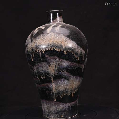 Big ji kiln sharply glaze kiln abstract spring bottle plum b...