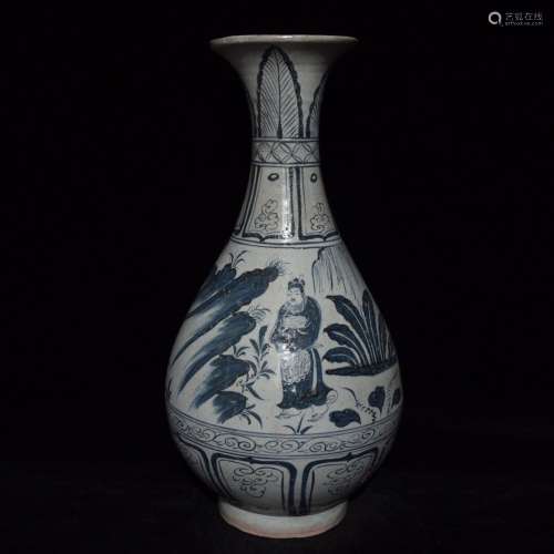 Stories of blue and white lines 50 x23 okho spring bottle