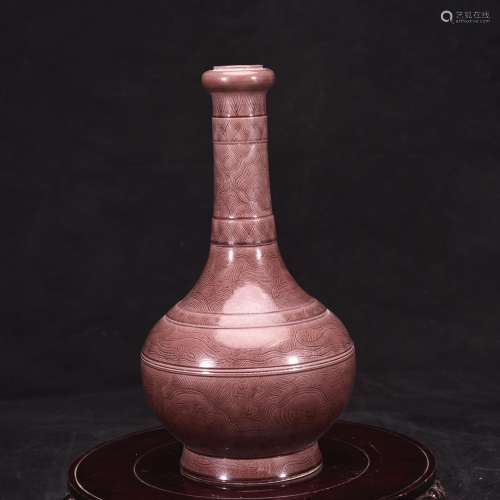 In tomato skin purple glaze carving sea eight weird lines ga...