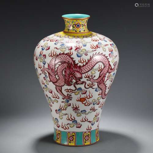 , pastel dragon bottleHigh 39 size, diameter of 24.5 cm weig...