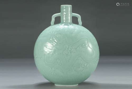 , "" powder blue glaze pile of white sea water dra...