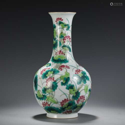 Bottle, lotus35 17.5 cm in diameter size, high weighs 2390 g...