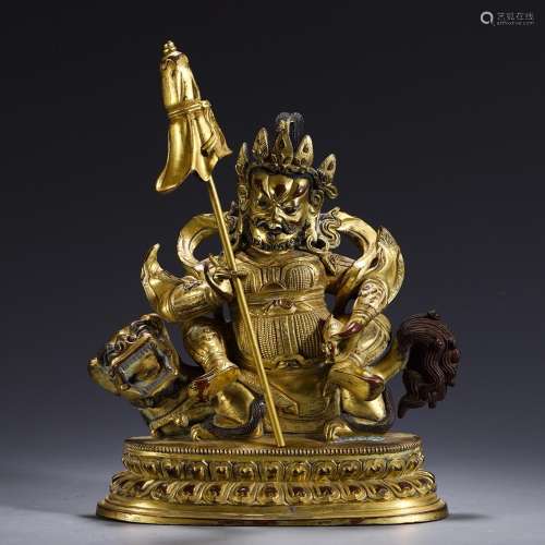 , copper god of wealthSize, high 22.5 16.8 thick 10 cm wide ...