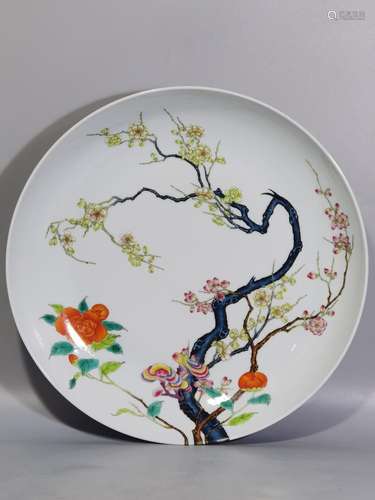 Pastel branch plum flower disc diameter 33.6 6.2