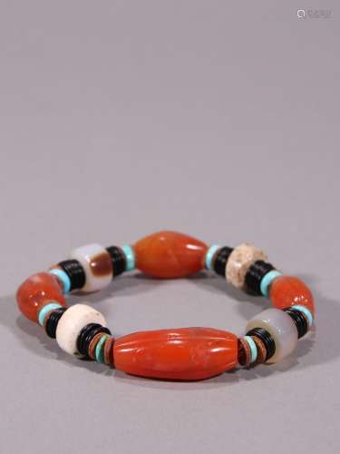 shannan red hand string.Specification: the smallest bead dia...