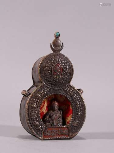 Buddhism,silver gourd niches to hangSpecification: high 16.5...