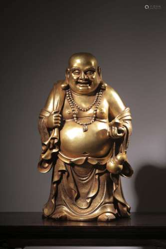 "Big" model of copper and gold pu-tai furnishing a...