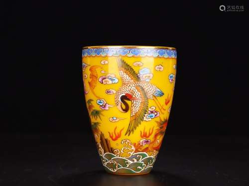 - coloured glaze painting enamel colour f crane live cup.Spe...