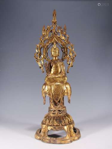 Northern weicopper and gold Buddha had Buddha statuesSpecifi...