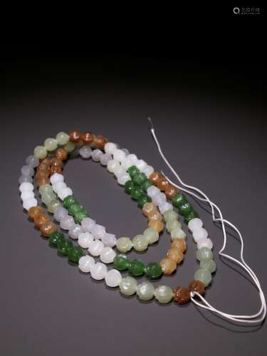 Buds of hetian jade treasure bead, 108 beadsSpecification: b...