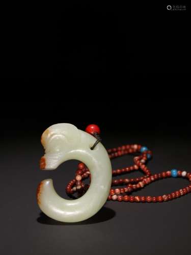 Hongshan culture river mill c jade dragonSpecification: 5 x ...