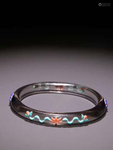 Crystal treasure pattern braceletSpecification: inside diame...