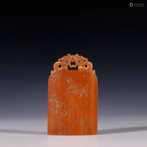 The old bamboo bamboo dragon button sealSpecification: high ...