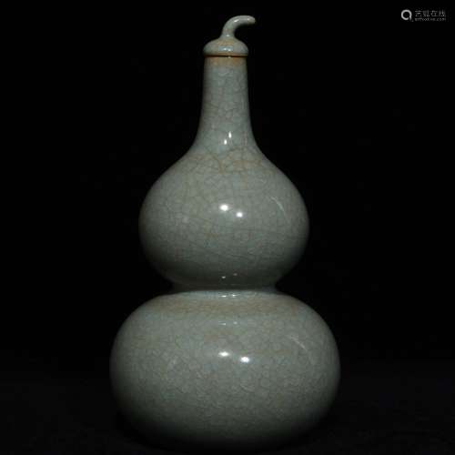 Your kiln ice crack gourd bottleSize 24 x14