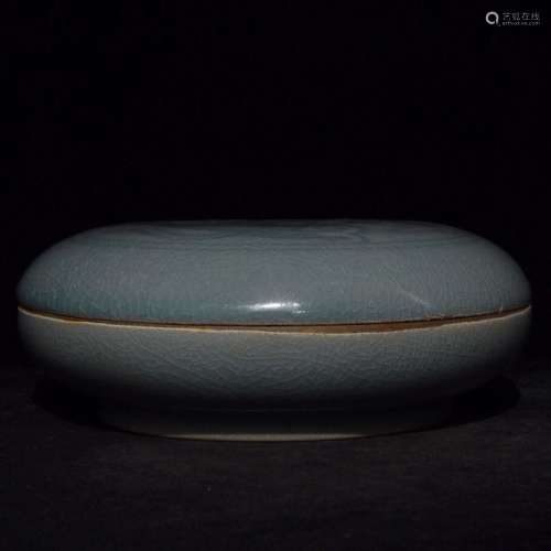 Your kiln azure glaze dragon seal boxSize 4.5 x12.2
