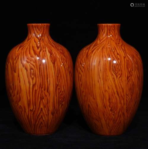 Wood grain glaze bottleSize 15.5 x9