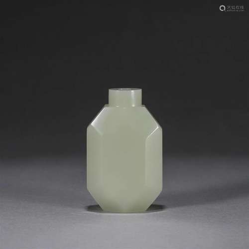 A jade snuff bottle