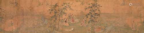 A Chinese fairy painting, Ruanhao mark