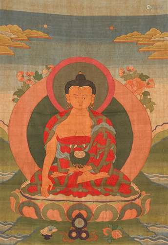 A Chinese k'o-ssu of Sakyamuni buddha