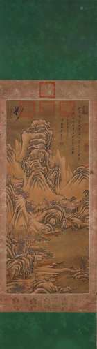 A Chinese painting of eagle, Unknown mark