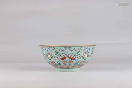 Blue and white enamel bowlsSize, 6.5 cm diameter 15 cm high